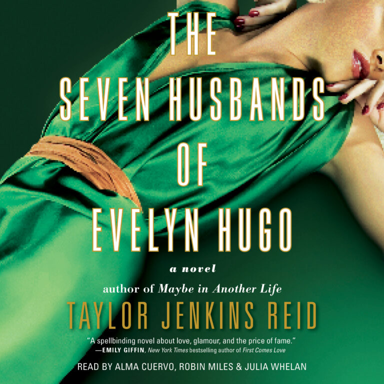 Book cover with a woman wearing a silk dress laid out with he hands close to her face.