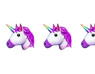 2.5 emojis de unicornio