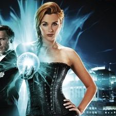 Illustration of Ivy looking in front with determined look in her face and a glowing orb in her hand.