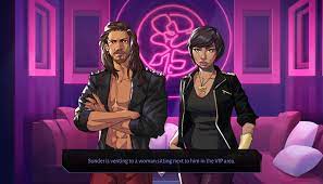 Sunder hablando con otro personaje. Ambos se miran molestos.