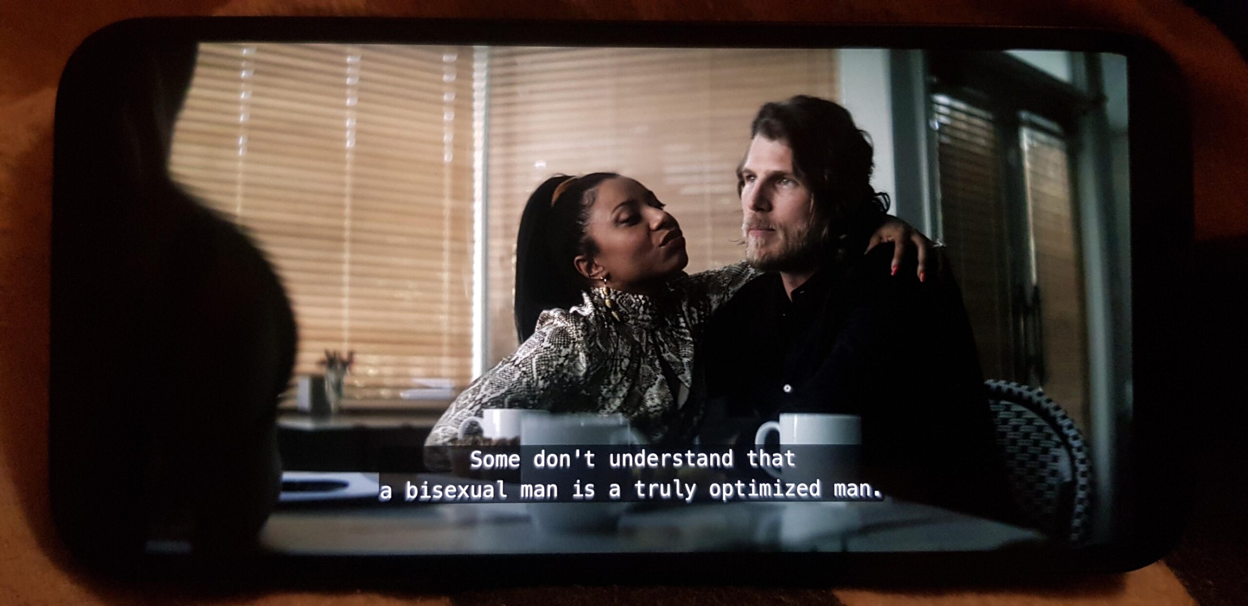 Love looking at Cary proudly as he talks bout being bisexual.