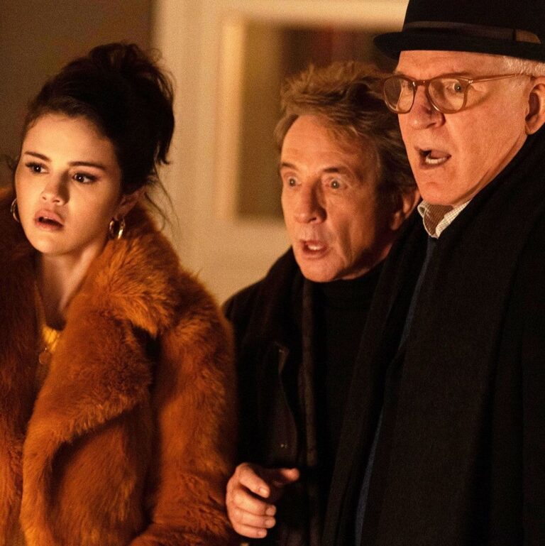 Mabel, Charles, and Oliver with shocked expressions looking at someone out of frame.