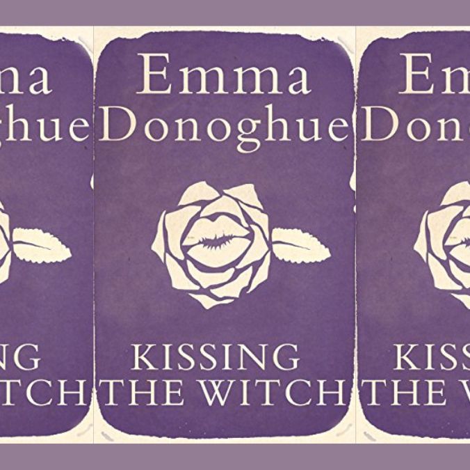 Book cover featuring the title words and a rose over it in purple.