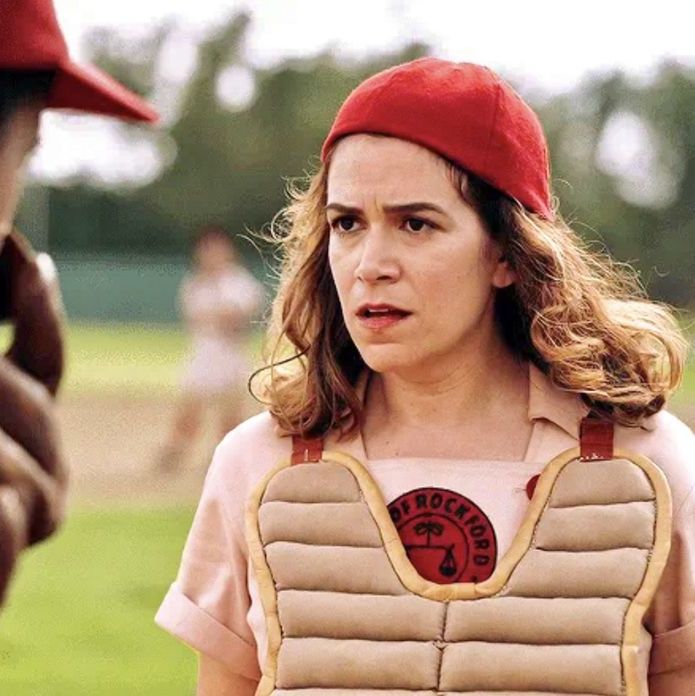 Carson talking to the pitcher intently.