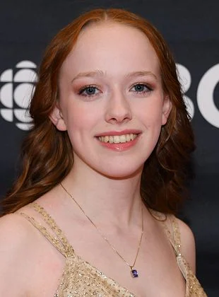 Red carpet picture of Irish-Canadian actress Amybeth McNulty.