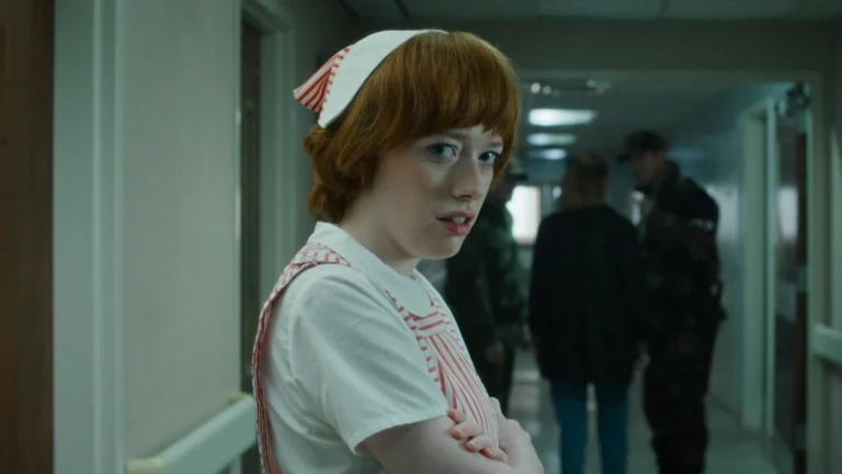 Still of Vickie Dunne from Season 5 of Stranger Things.