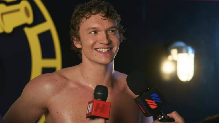 Still of Ilya Rozanov from the HBO Max show Heated Rivalry.